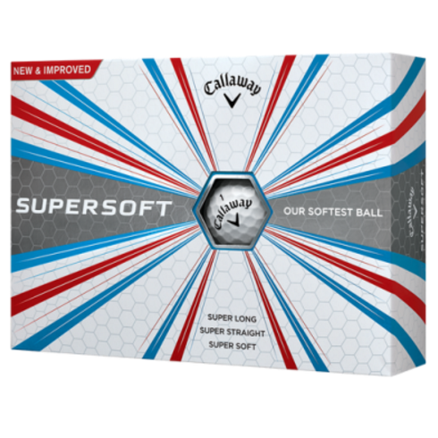  Golfbolde Callaway Supersoft  - HVID